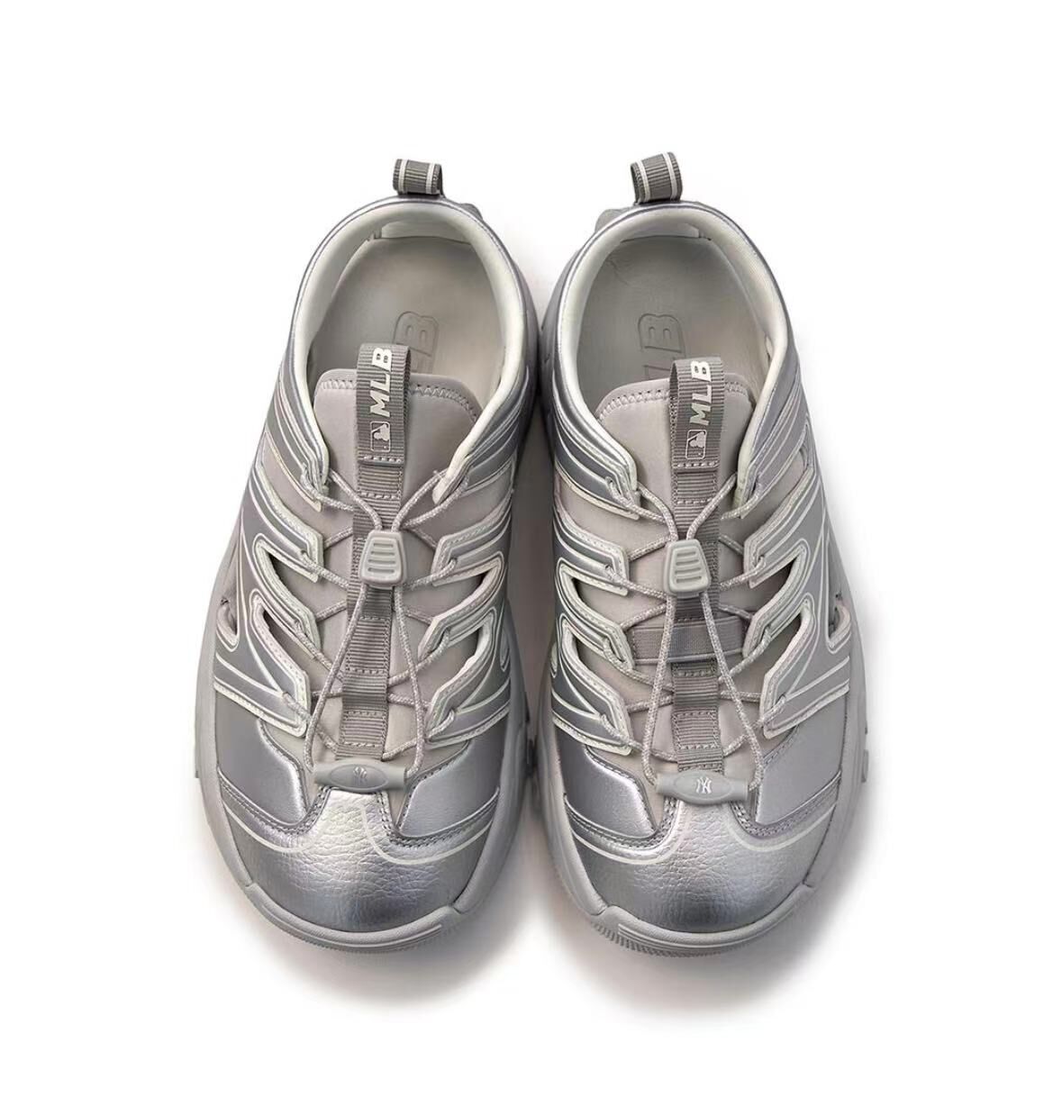 25SS MLB Big Ball Chunky Field 波鞋(Silver)