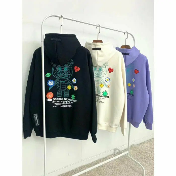 【一口價$390/件】🇰🇷韓國直送🇰🇷 2ND ARCHIVE 3D Bear Sweatshirt | 3 Color 2ND ARCHIVE