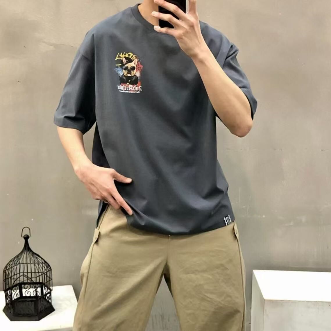 韓國直送 2ND ARCHIVE SnapBack Bulldog Tee