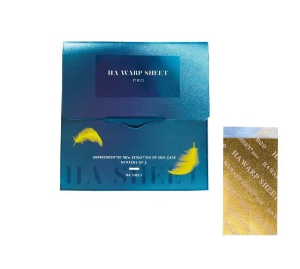 【一口價$399/2盒】❗❗買一送一❗❗ 日本製 HA WARP SHEET neo 日本納米透明質酸眼貼 (1盒20片)