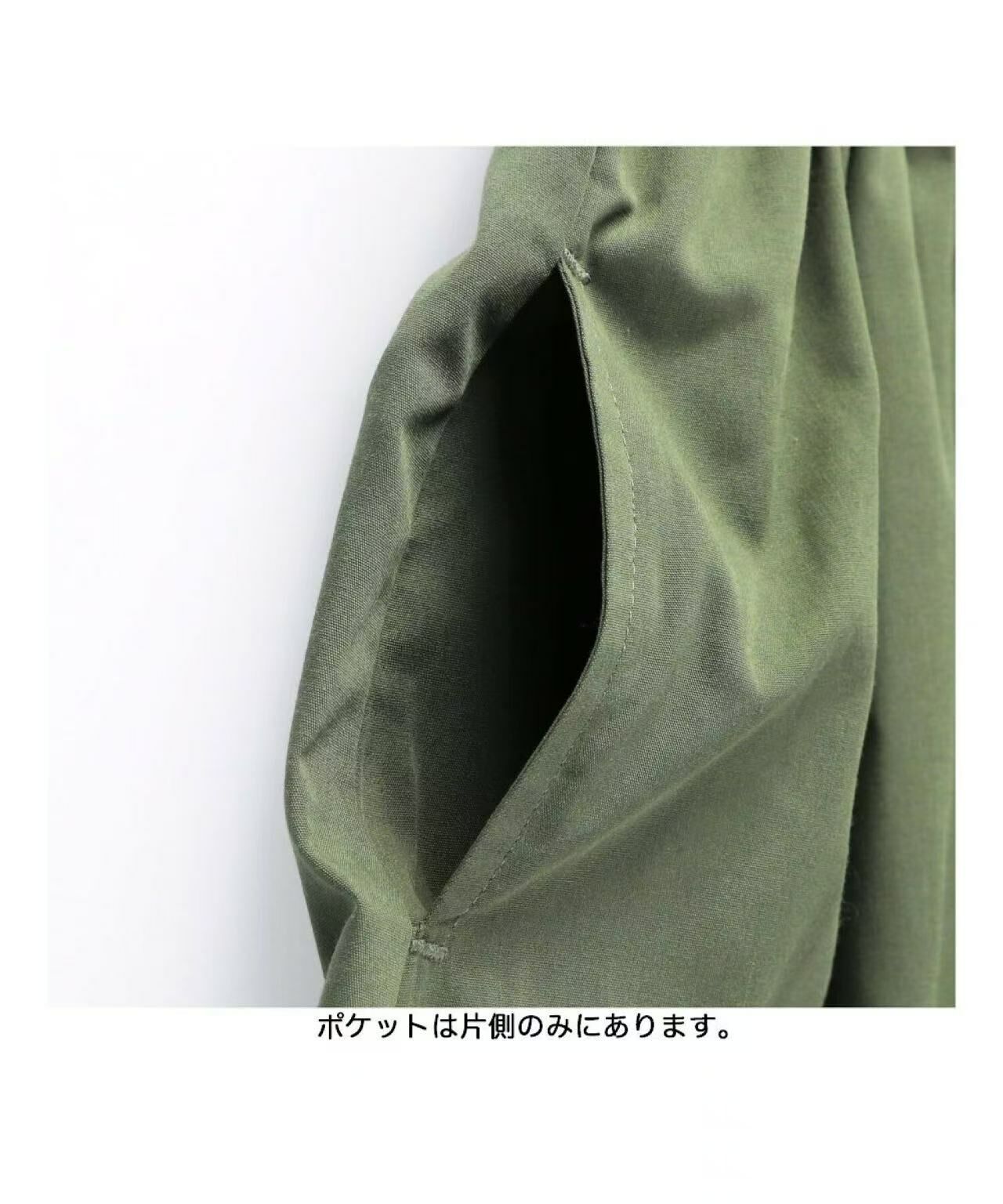 日本直送DRC Branshes Waist-Switched Docking Short-Sleeved Dress