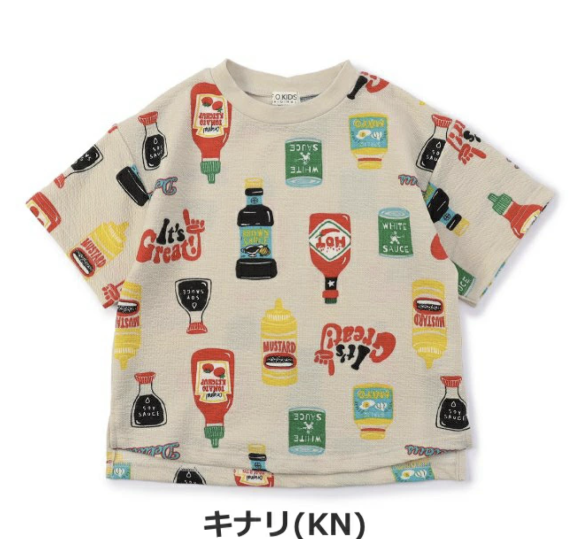 日本直送F.O.KIDS SAUCE TEE