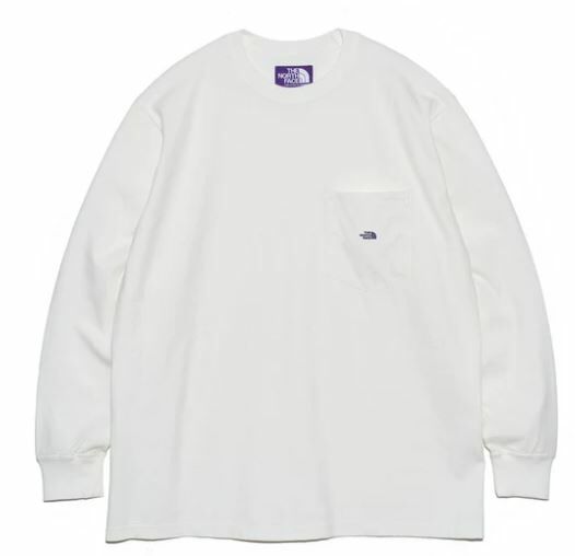 TNF PURPLE LABEL 7oz Long Sleeve Pocket Tee - NT3365N