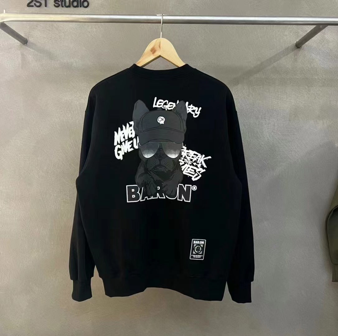 韓國直送Baron Black Dog Happo Sweatshirt