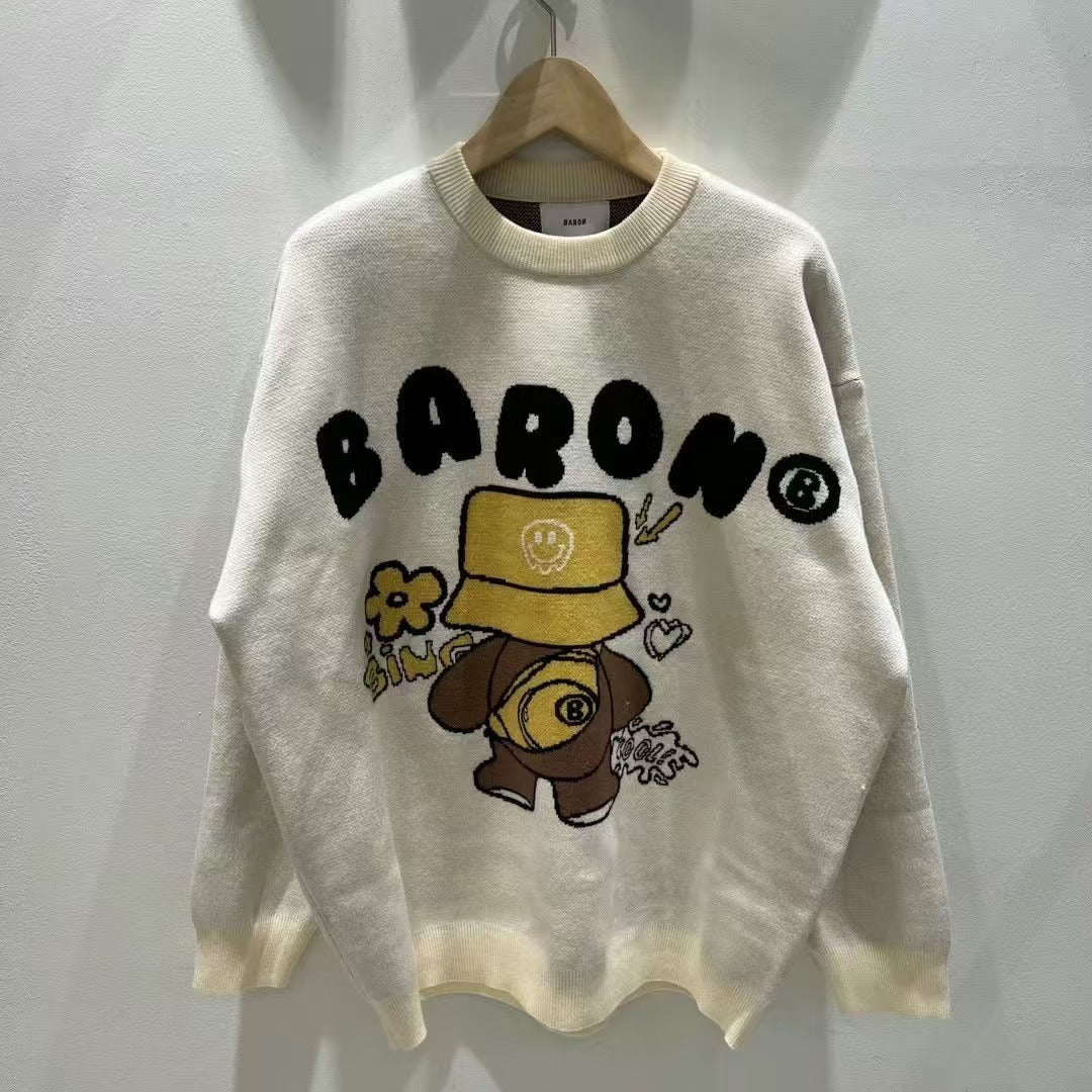 韓國直送 BARON BEAR SWEATER 4 Colors