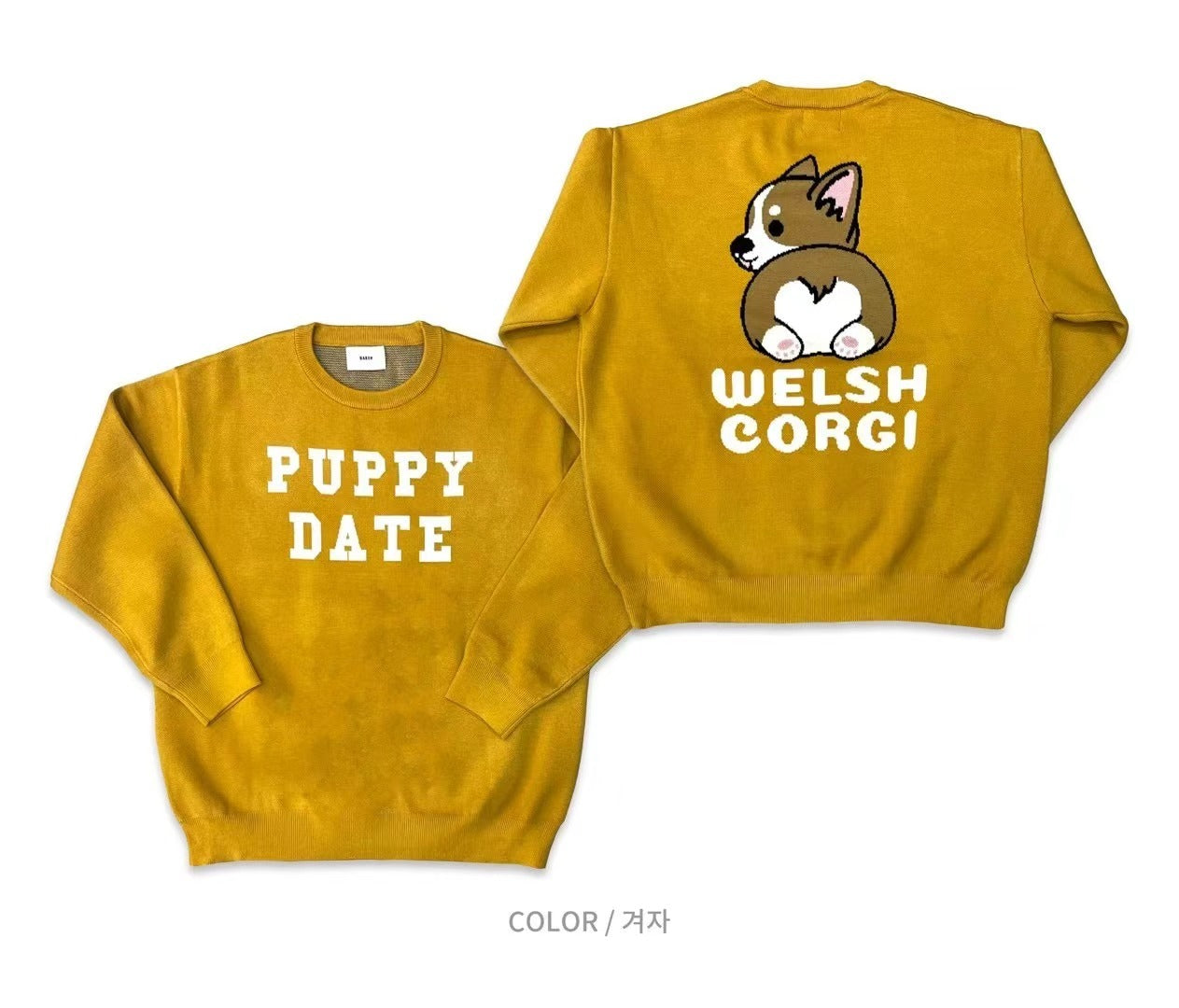 韓國直送 BARON Welsh Corgi Knit