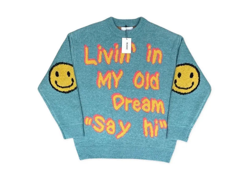 【一口價$418/件】🇰🇷韓國直送🇰🇷 2ND ARCHIVE Smiley Face Elbow Knit Sweater 2ND ARCHIVE