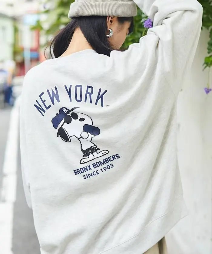 PEANUTS Charlie Silhouette Back Print Sweatshirt - HLY & CHOCCICO