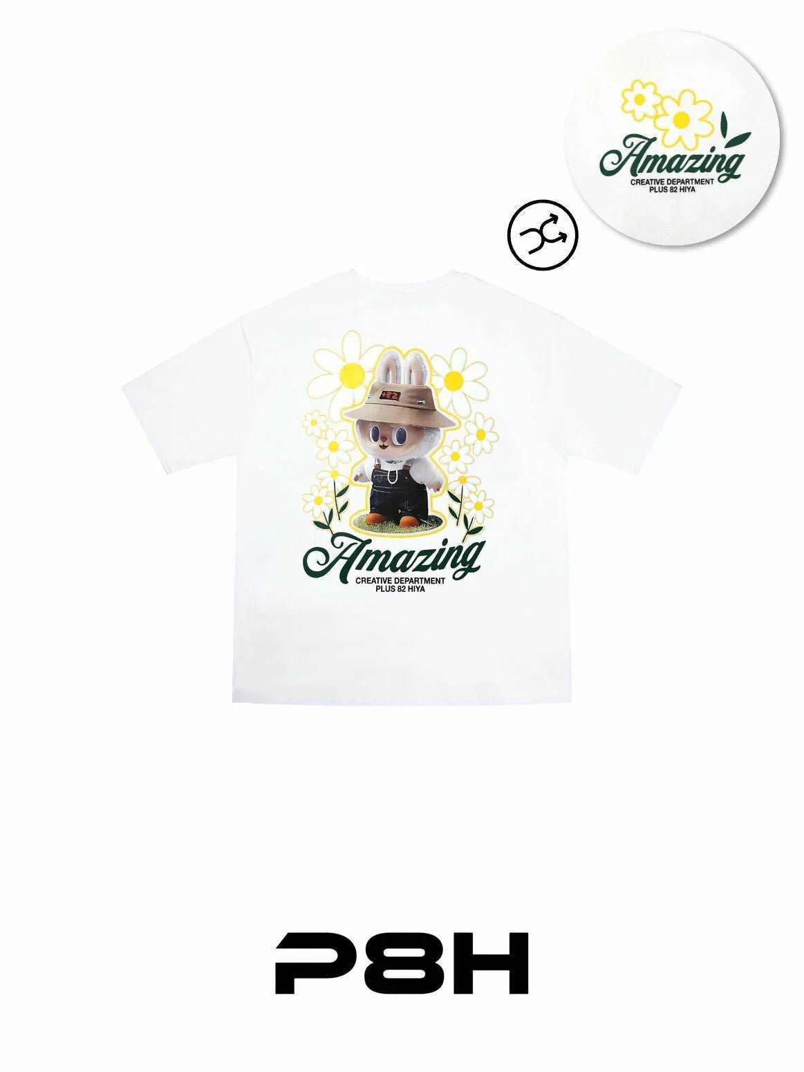 韓國直送 PLUS 82 HIYA Melbang Rabbit Short Sleeve - HLY & CHOCCICO