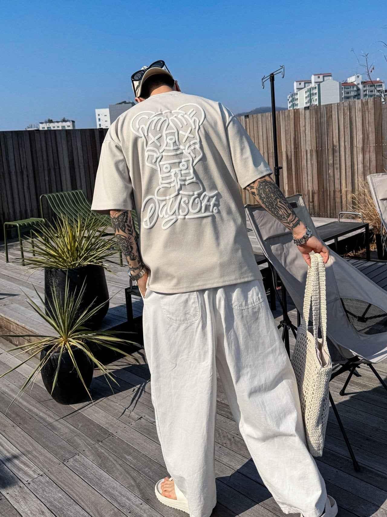 韓國直送 PLUS 82 HIYA Peekaboo Foam Short Sleeve - HLY & CHOCCICO