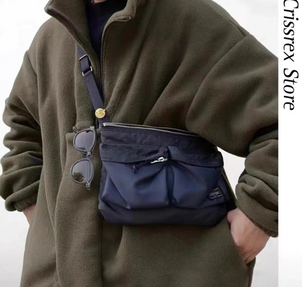 PORTER FORCE SHOULDER BAG - HLY & CHOCCICO