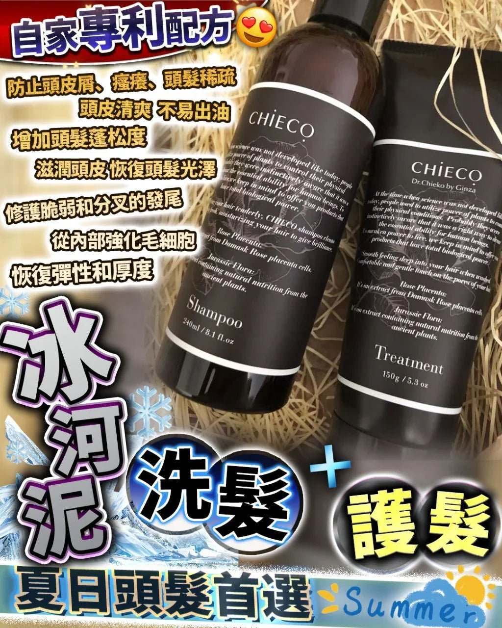 冰河泥洗護套裝 - HLY & CHOCCICO