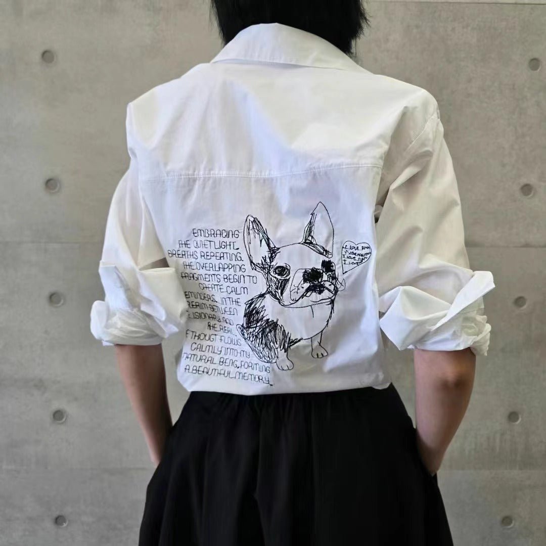 韓國直送Puppy South Shirt - 2 Color - HLY & CHOCCICO