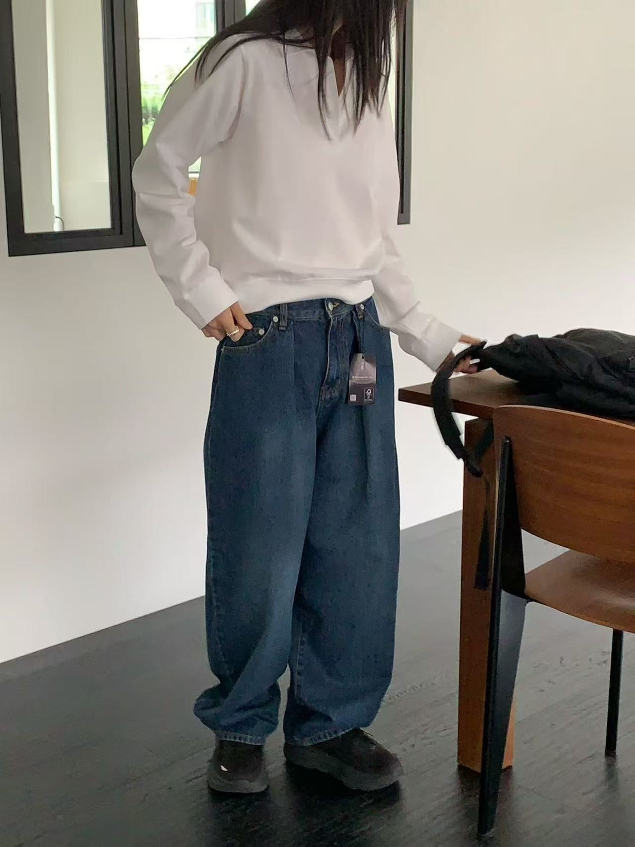 韓國直送Relaxed Vintage Denim - HLY & CHOCCICO