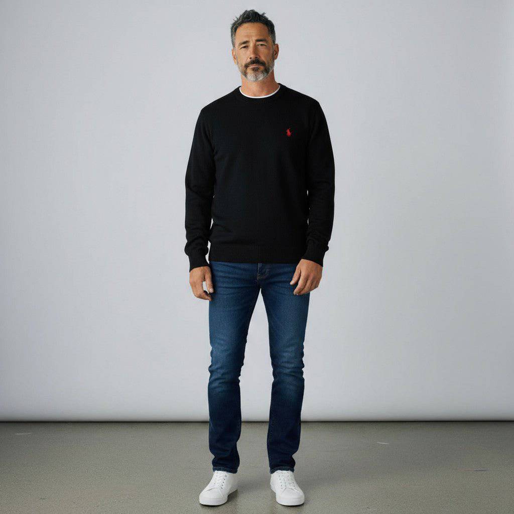 RL 25ss Classic Long Sleeve Knit Base Layer - HLY & CHOCCICO