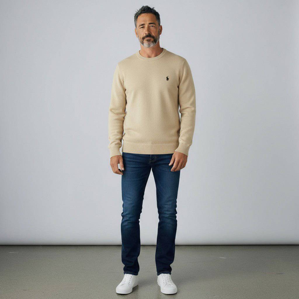 RL 25ss Classic Long Sleeve Knit Base Layer - HLY & CHOCCICO