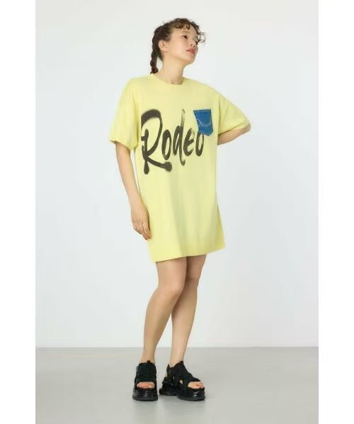 日本直送Rode Crown Spray Logo Knit Dress - HLY & CHOCCICO