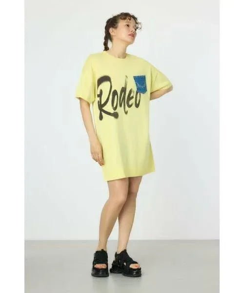 日本直送Rode Crown Spray Logo Knit Dress - HLY & CHOCCICO