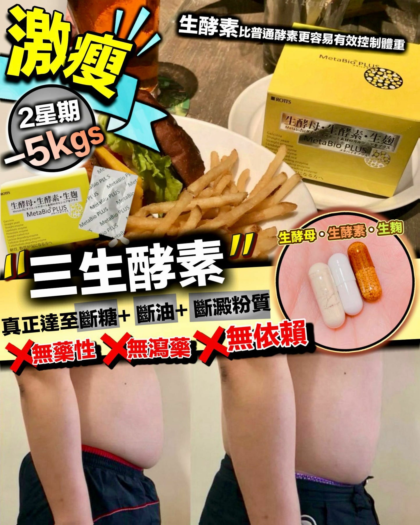 日本 Rotts Metabio Plus 🙌🏻三生酵素 (1盒30小包) - HLY & CHOCCICO