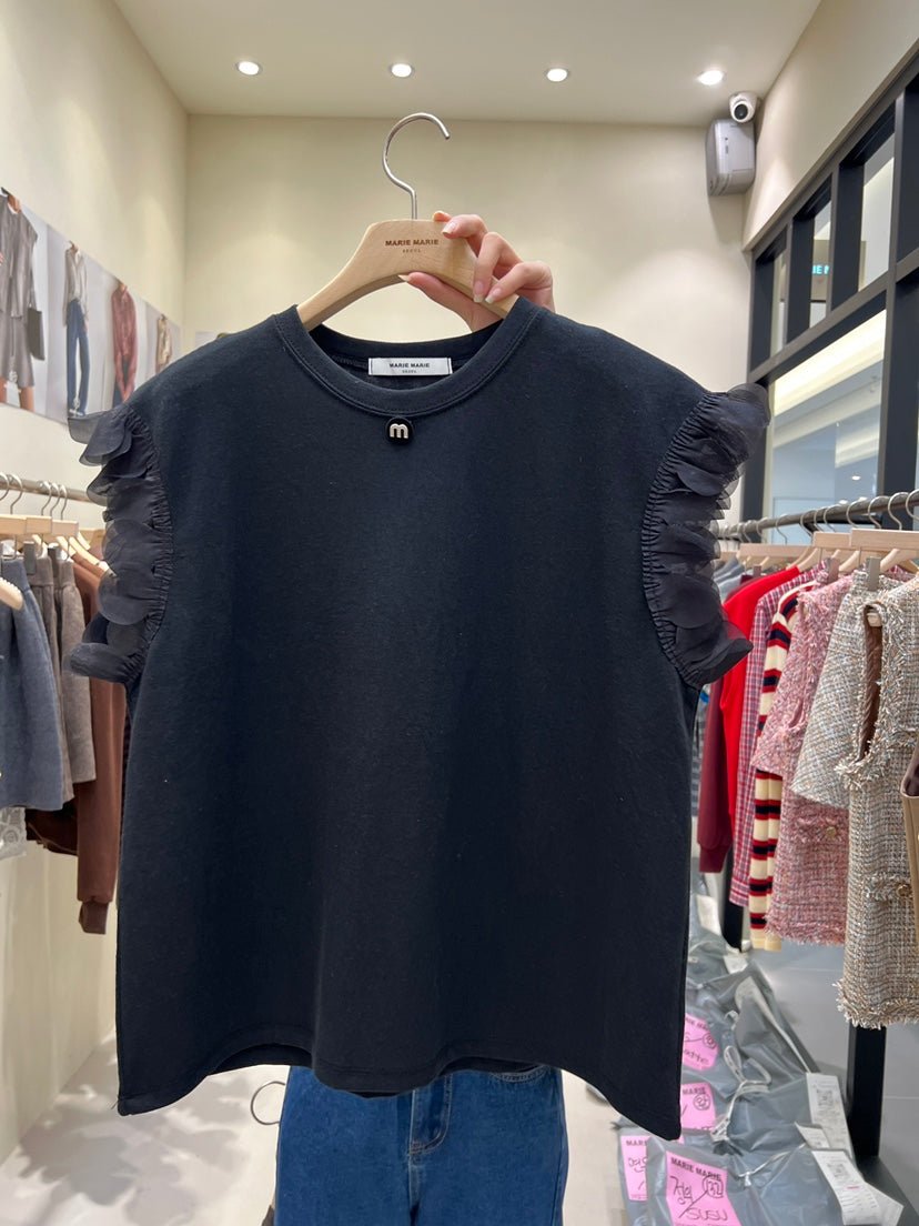 韓國直送Ruffled Elegance Top HLY & CHOCCICO