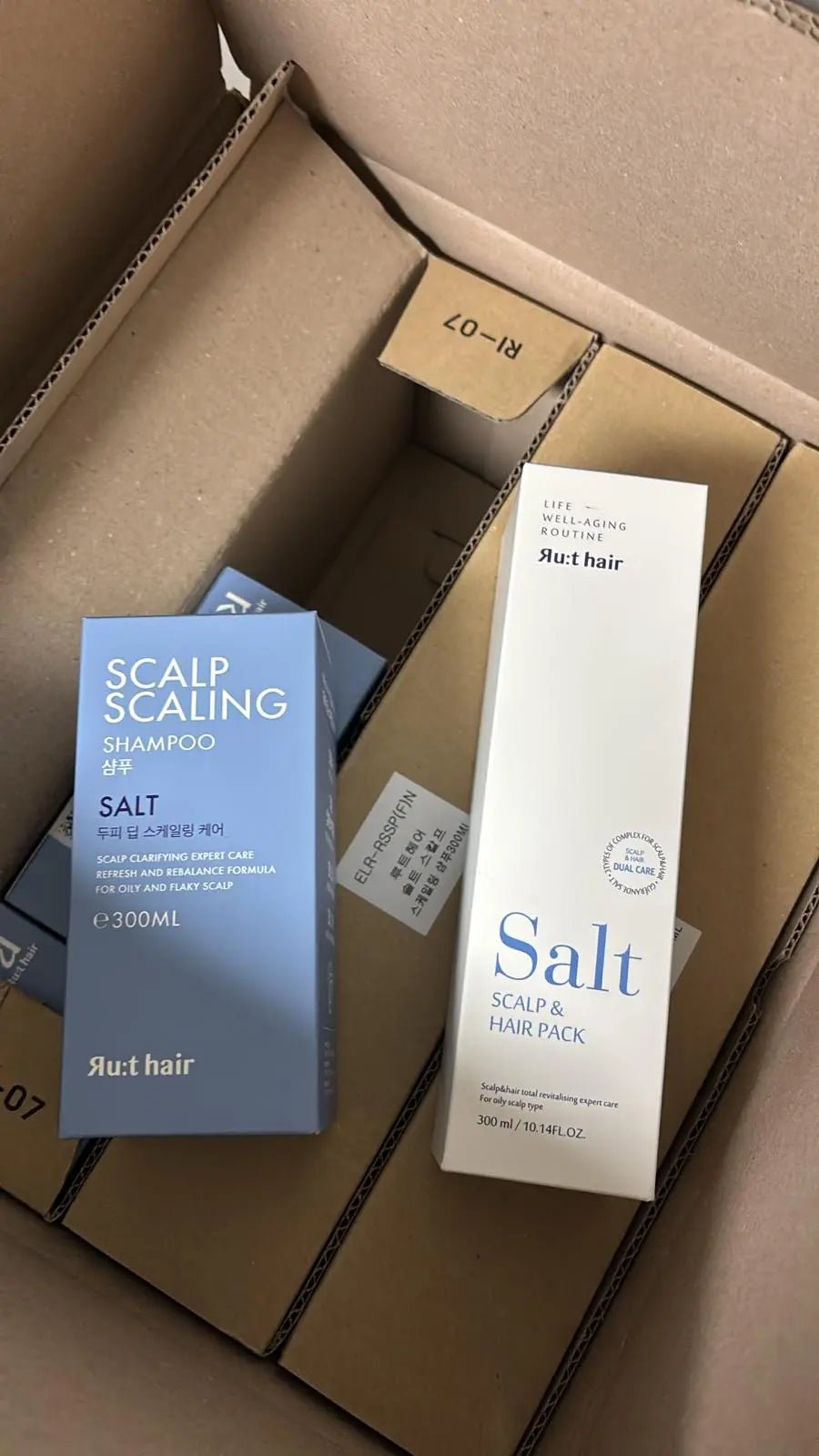 RUTHAIR 3重海鹽天然潔淨脂漏性頭皮調養洗護 洗髮水/護髮水🌟洗頭水轉咗新包裝 - HLY & CHOCCICO