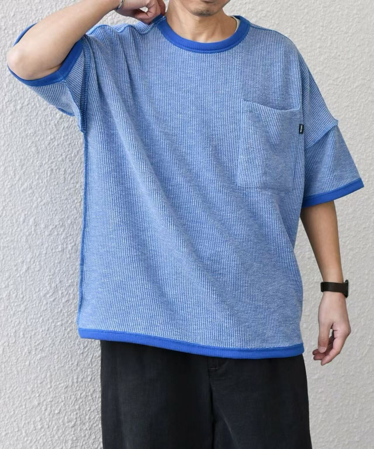 日本直送SHIPS any Cord Pile Reversible T-shirt - HLY & CHOCCICO