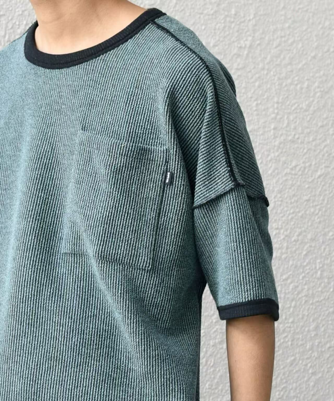 日本直送SHIPS any Cord Pile Reversible T-shirt - HLY & CHOCCICO