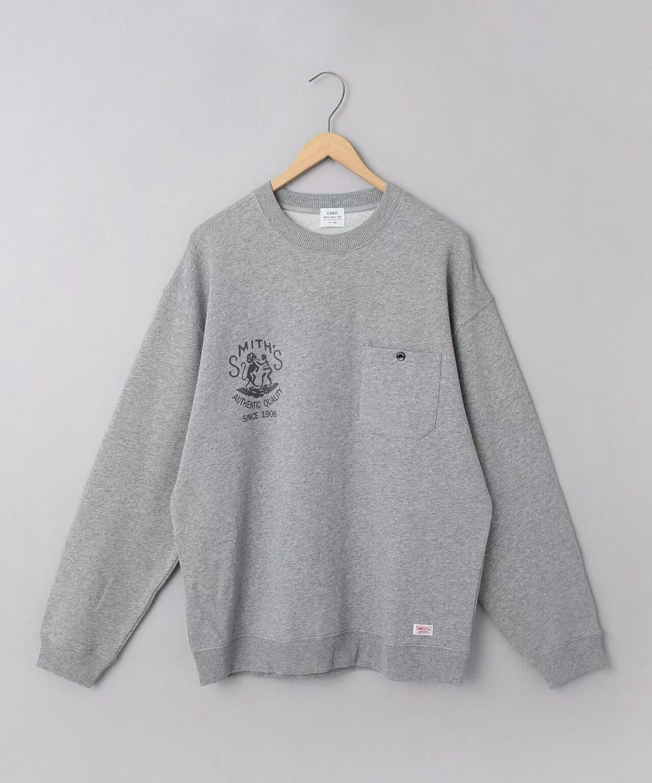日本直送SMITH'S Print Pocket Sweatshirt - HLY & CHOCCICO