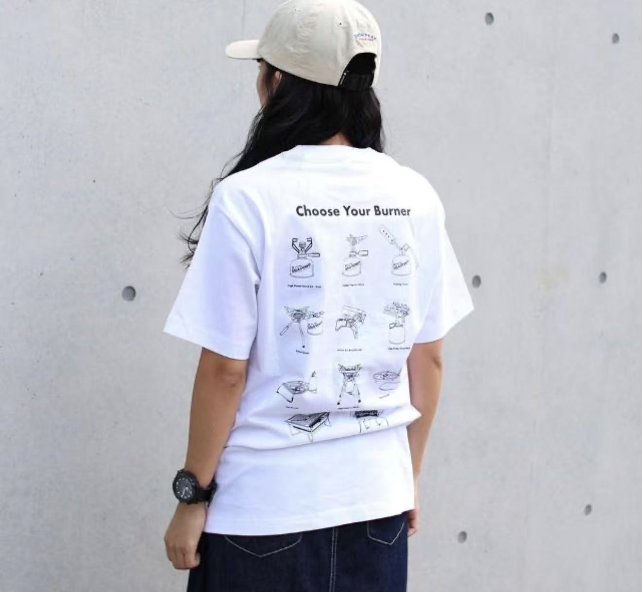 Snow peak Choose Your Burner Tee - HLY & CHOCCICO