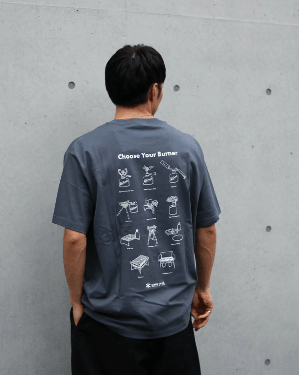 Snow peak Choose Your Burner Tee - HLY & CHOCCICO