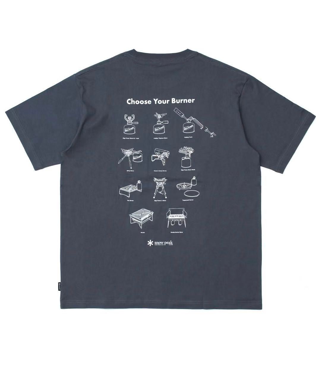 Snow peak Choose Your Burner Tee - HLY & CHOCCICO