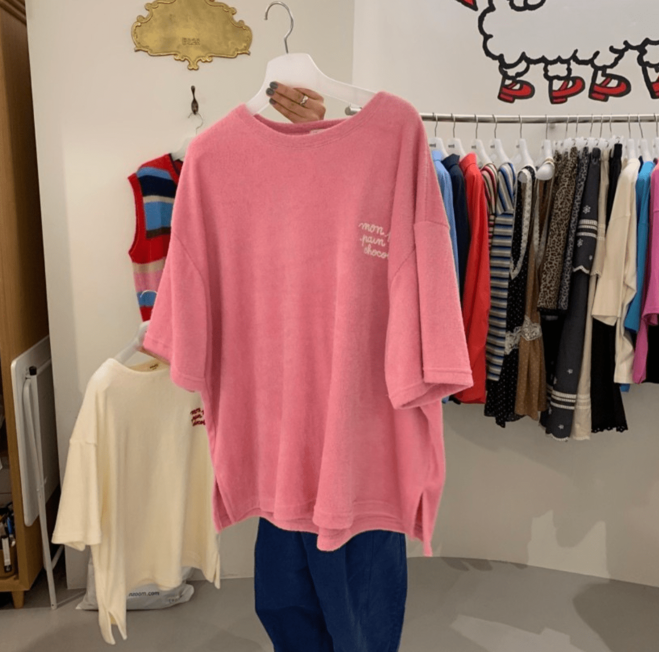 韓國直送Terry Cloth Tee HLY & CHOCCICO