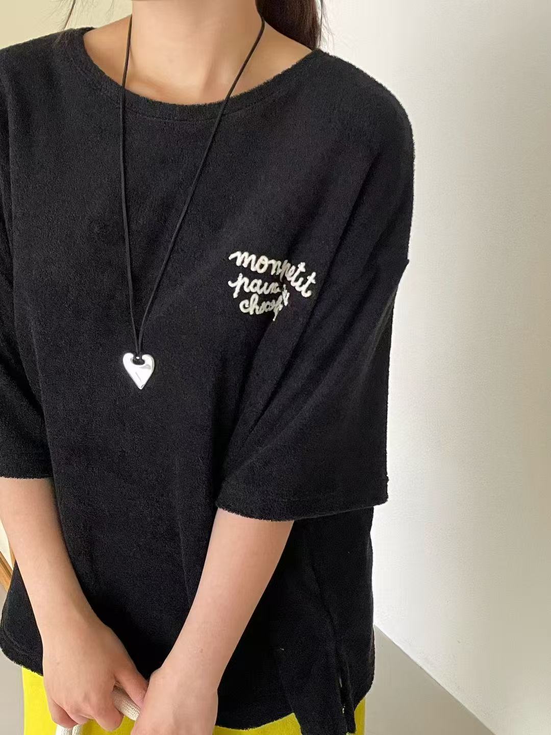 韓國直送Terry Cloth Tee HLY & CHOCCICO