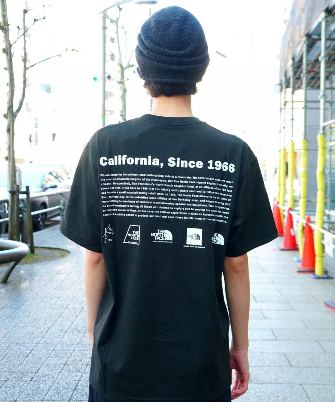 TNF 25SS HISTORICAL LOGO TEE - HLY & CHOCCICO