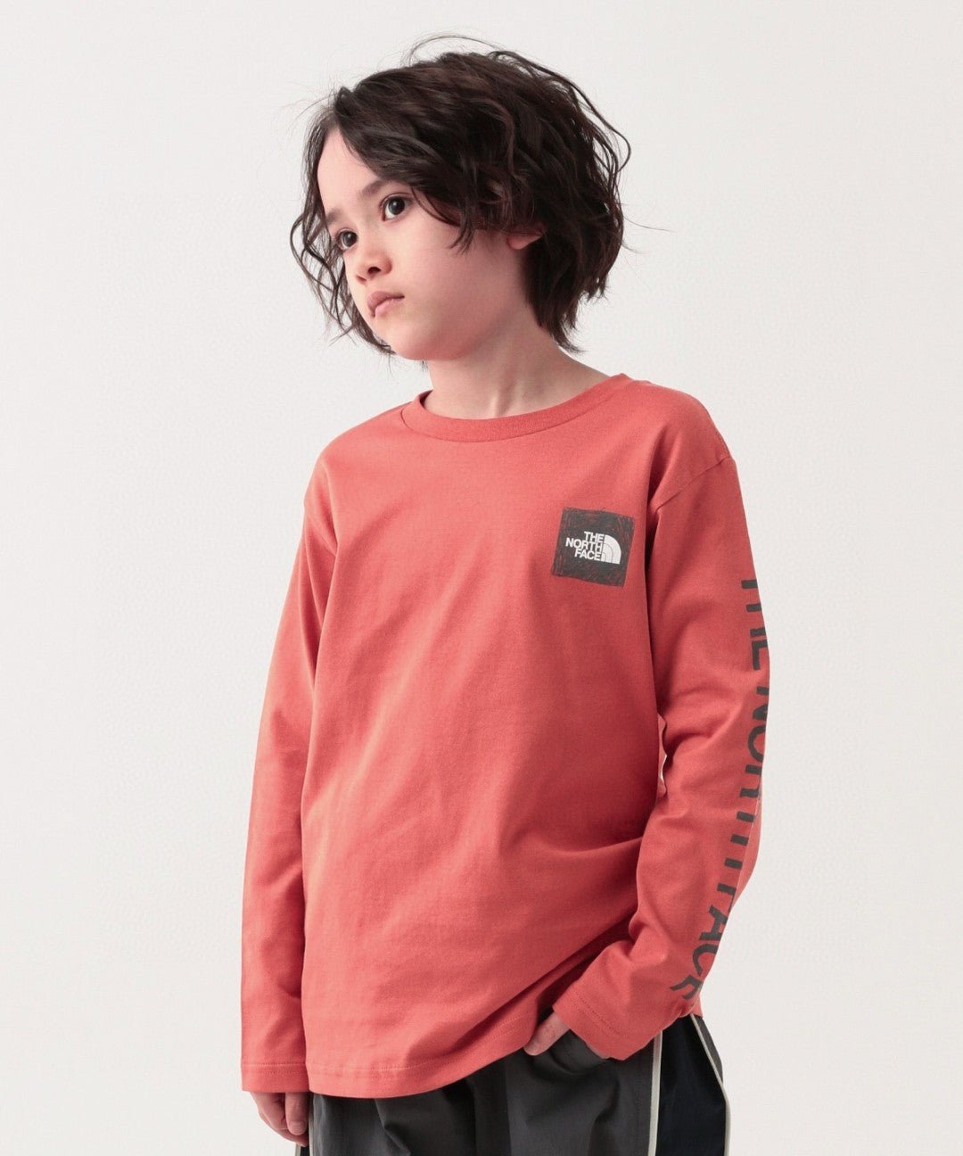 TNF Kids Graphic Long Sleeve Tee - HLY & CHOCCICO