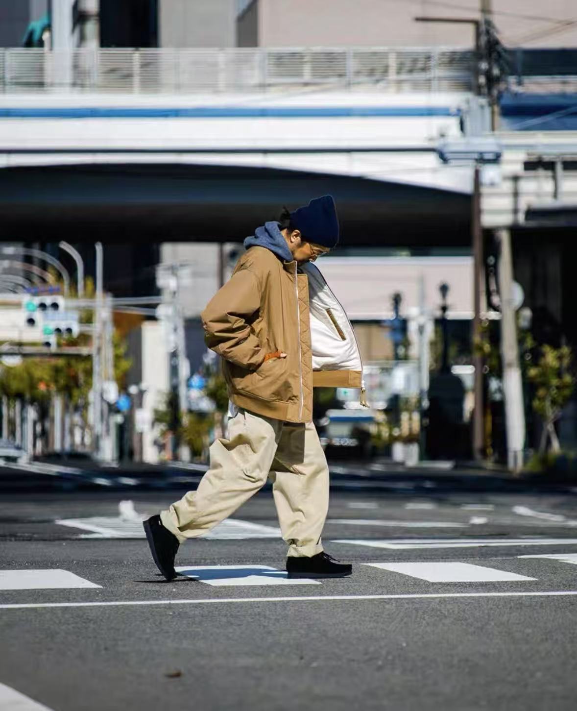 TNF PURPLE LABEL - COOLMAX Chino Wide Tapered Pants - N24FC011 HLY & CHOCCICO