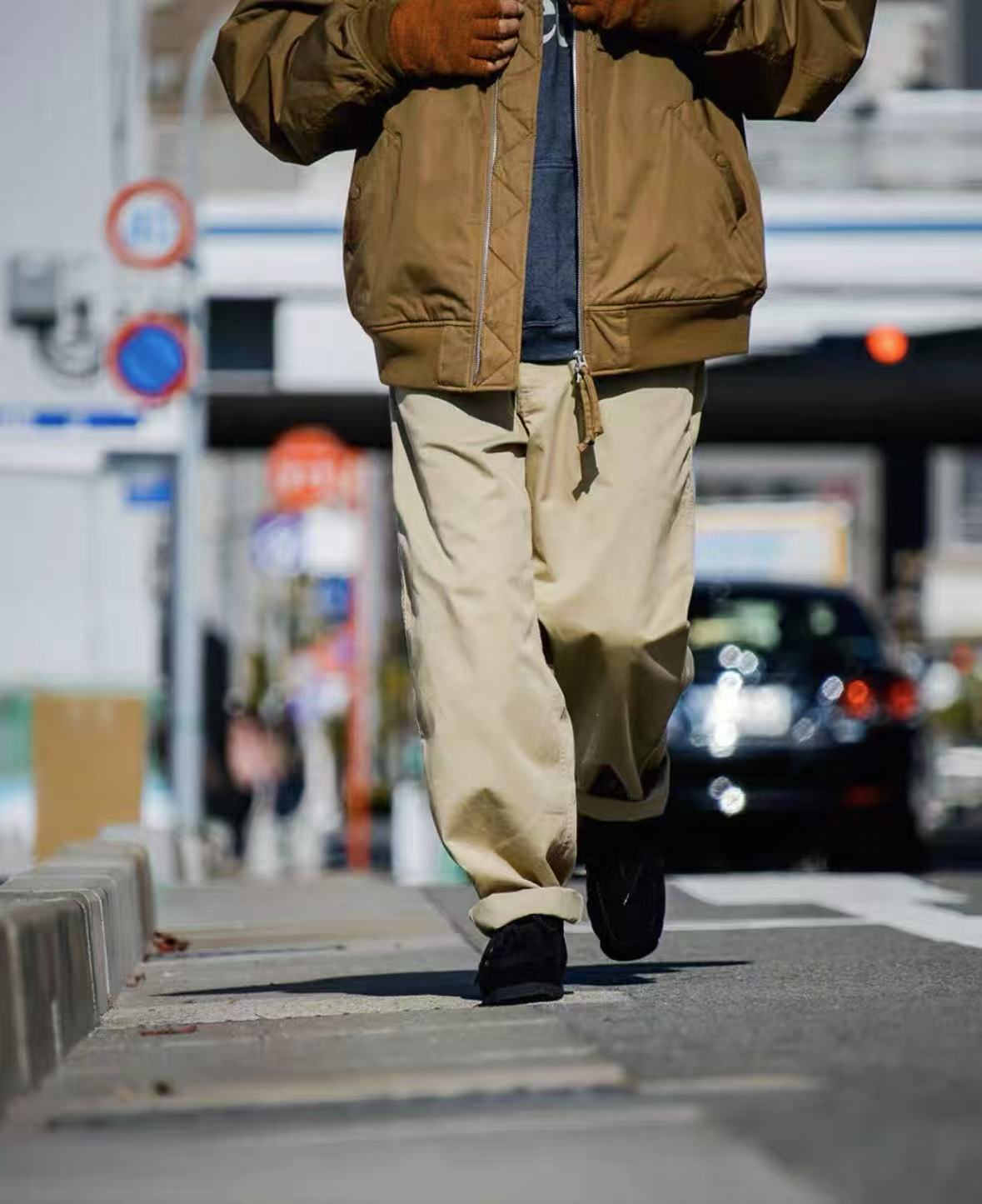 TNF PURPLE LABEL - COOLMAX Chino Wide Tapered Pants - N24FC011 HLY & CHOCCICO