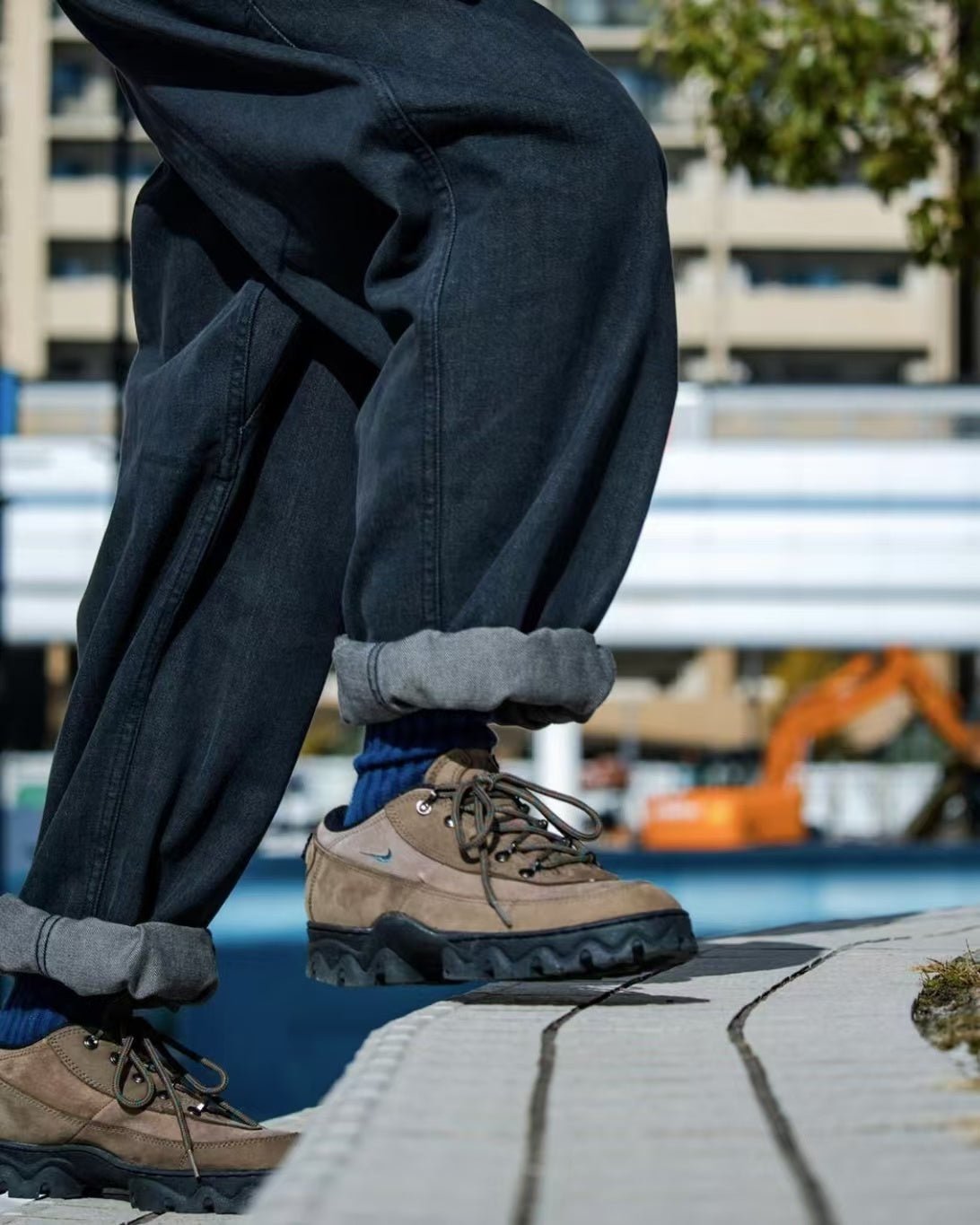 TNF PURPLE LABEL Denim Wide Tapered Field Pants NT5357N - HLY & CHOCCICO