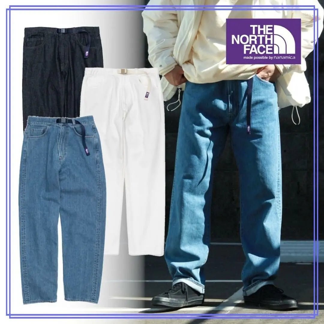 TNF PURPLE LABEL Denim Wide Tapered Field Pants NT5357N - HLY & CHOCCICO