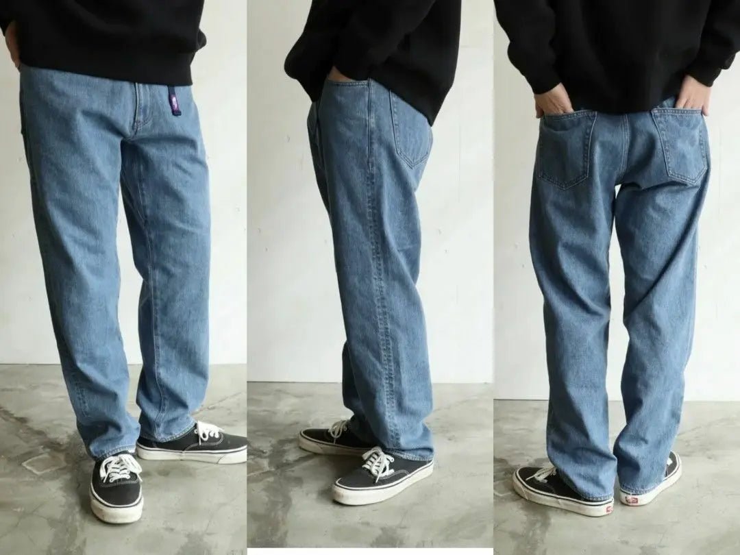 TNF PURPLE LABEL Denim Wide Tapered Field Pants NT5357N - HLY & CHOCCICO