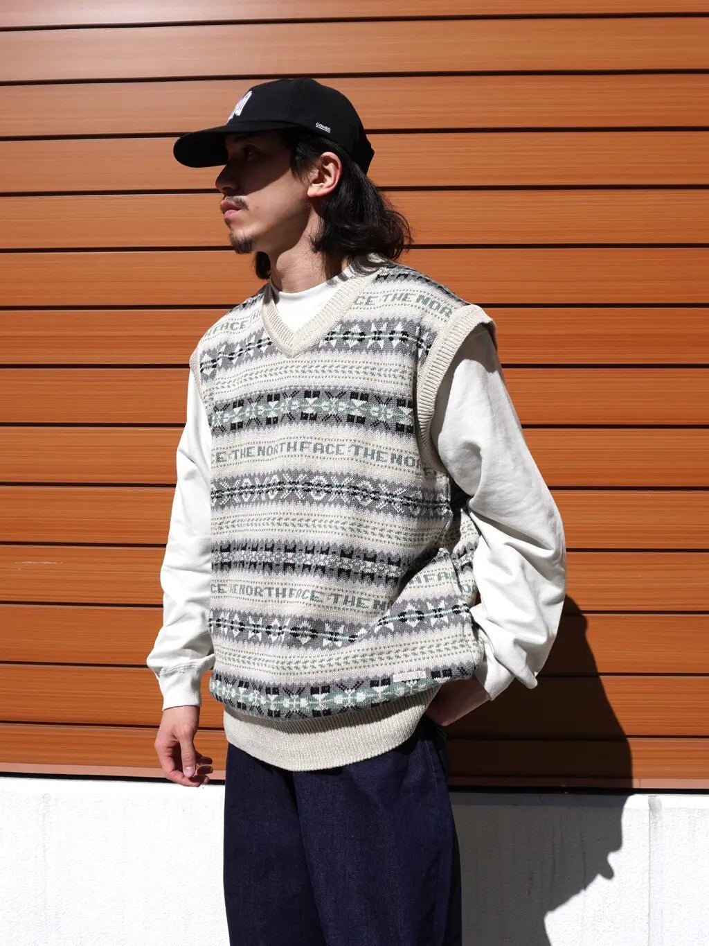 TNF PURPLE LABEL LABEL GORE-TEX INFINIUM™ Fair Isle Vest NT6301N - HLY & CHOCCICO