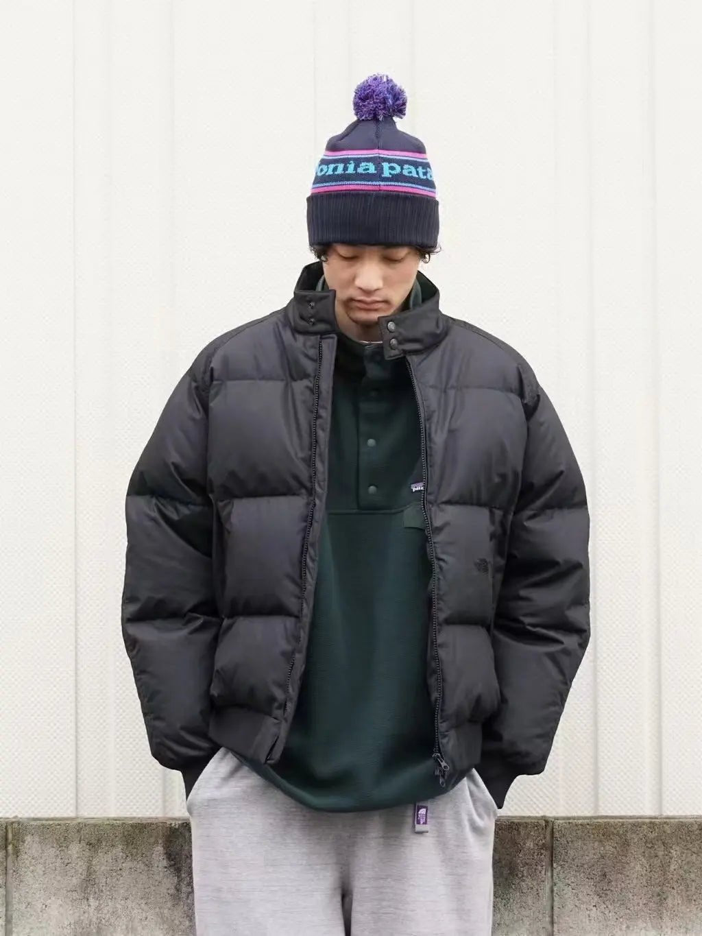 限定款TNF PURPLE LABEL Lightweight Twill Mountain Down Jacket ND2265N - HLY & CHOCCICO
