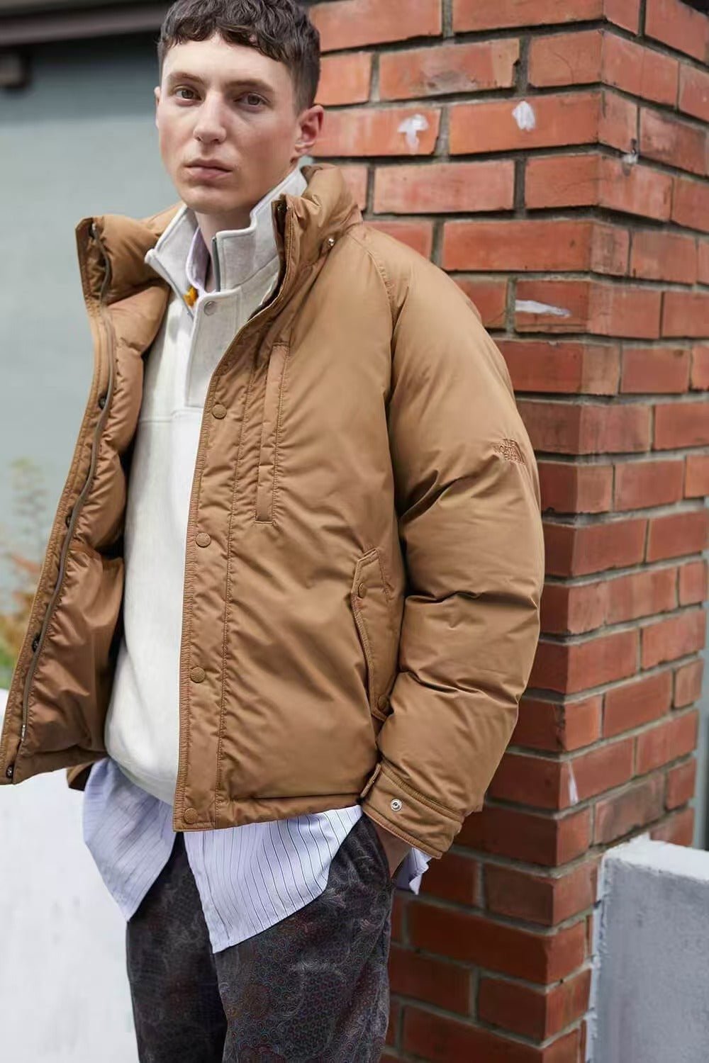 TNF PURPLE LABEL X  JS 65/35 MOUNTAIN SHORT DOWN JACKET 羽绒 HLY & CHOCCICO