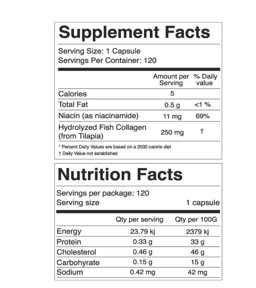Tonik No.6 有機海洋膠原蛋白膠囊 120粒 HLY & CHOCCICO
