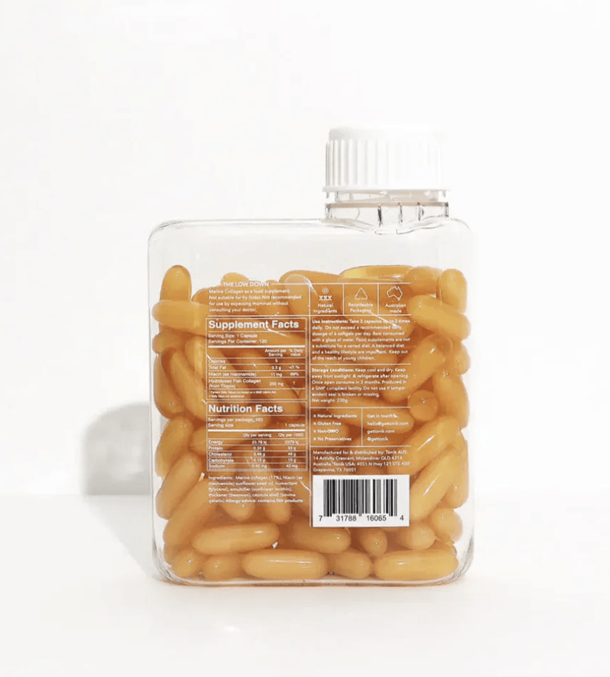 Tonik No.6 有機海洋膠原蛋白膠囊 120粒 HLY & CHOCCICO