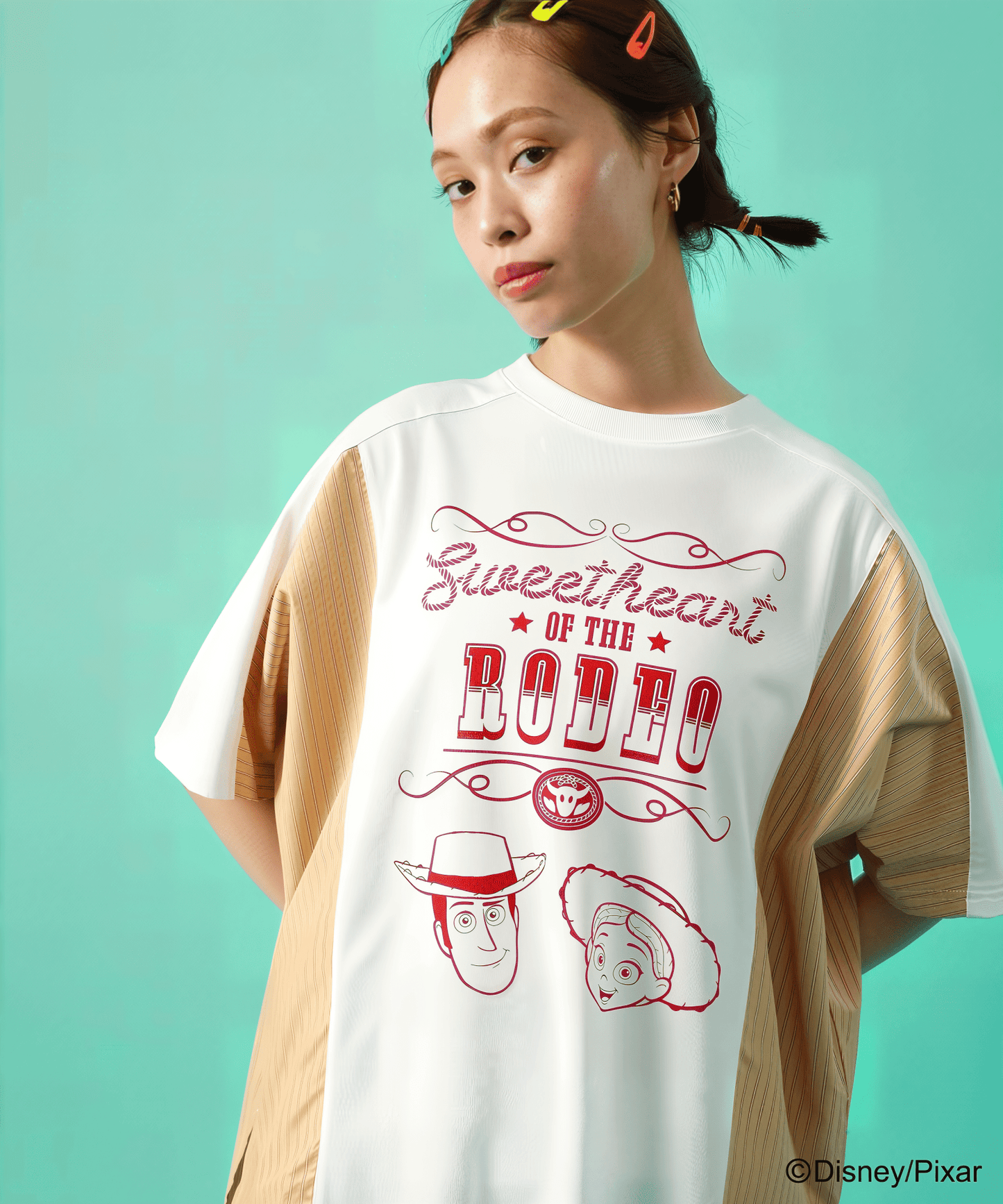 日本直送TOY STORY Printed Docking Tunic Tee HLY & CHOCCICO