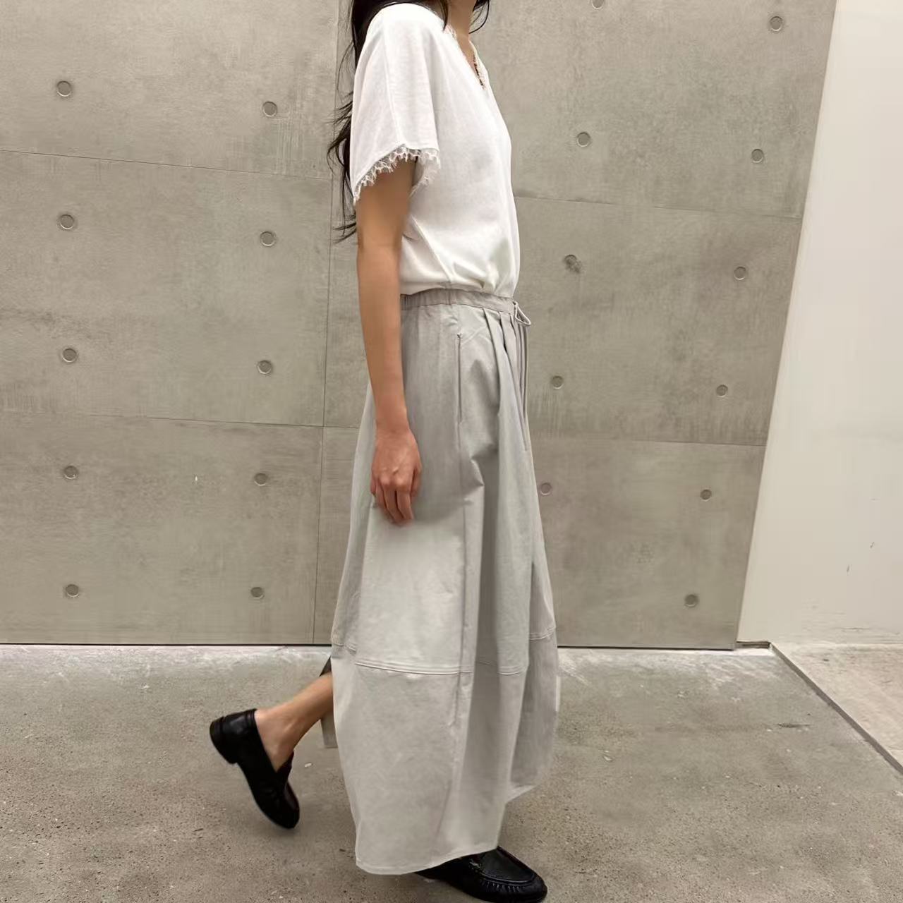 韓國直送Trendy Wide - Leg Skirt Pants - HLY & CHOCCICO
