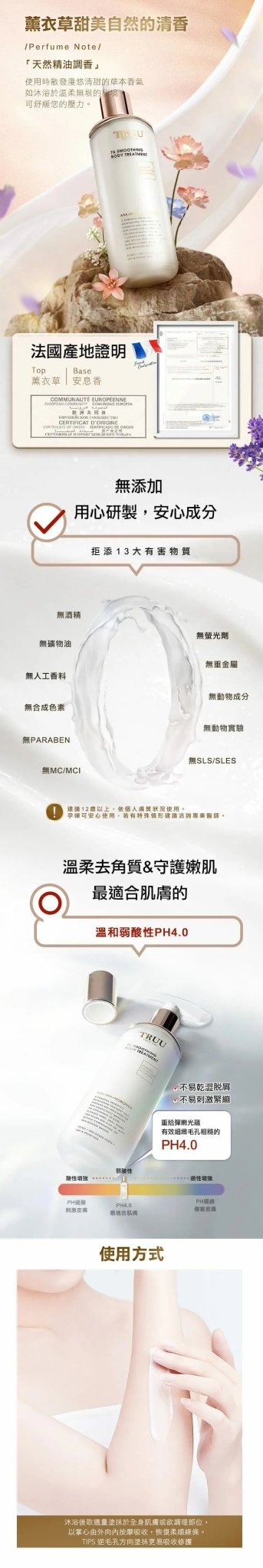 TRUU 76酵母水楊酸身體乳120ml - HLY & CHOCCICO