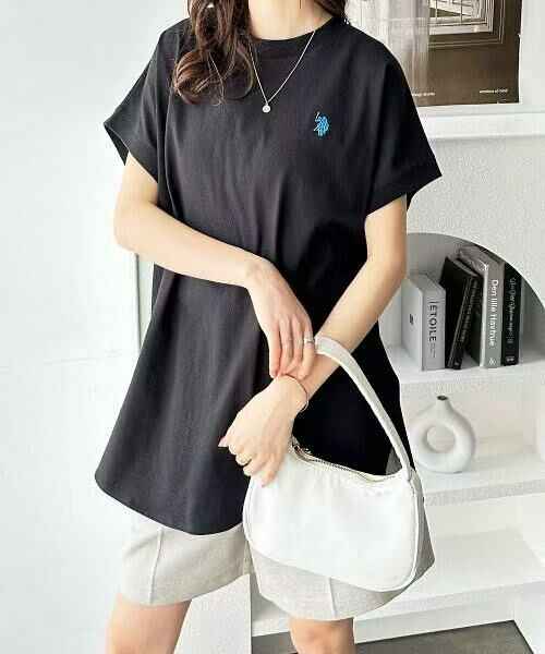 日本直送U.S. POLO ASSN French Sleeve Tee