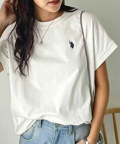 日本直送U.S. POLO ASSN French Sleeve Tee